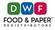 DWF Food & Paper Redistributors logo